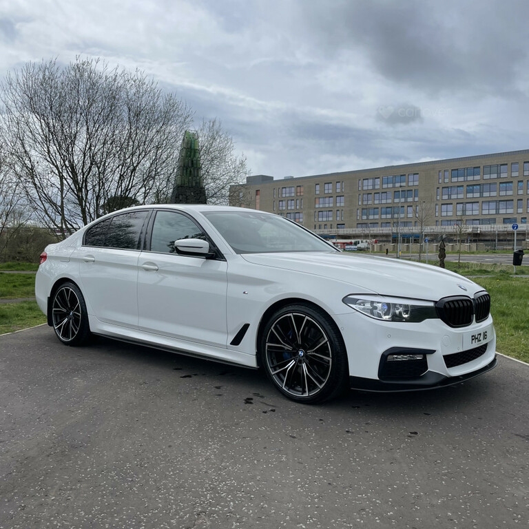BMW 5 Series 525D M Sport White