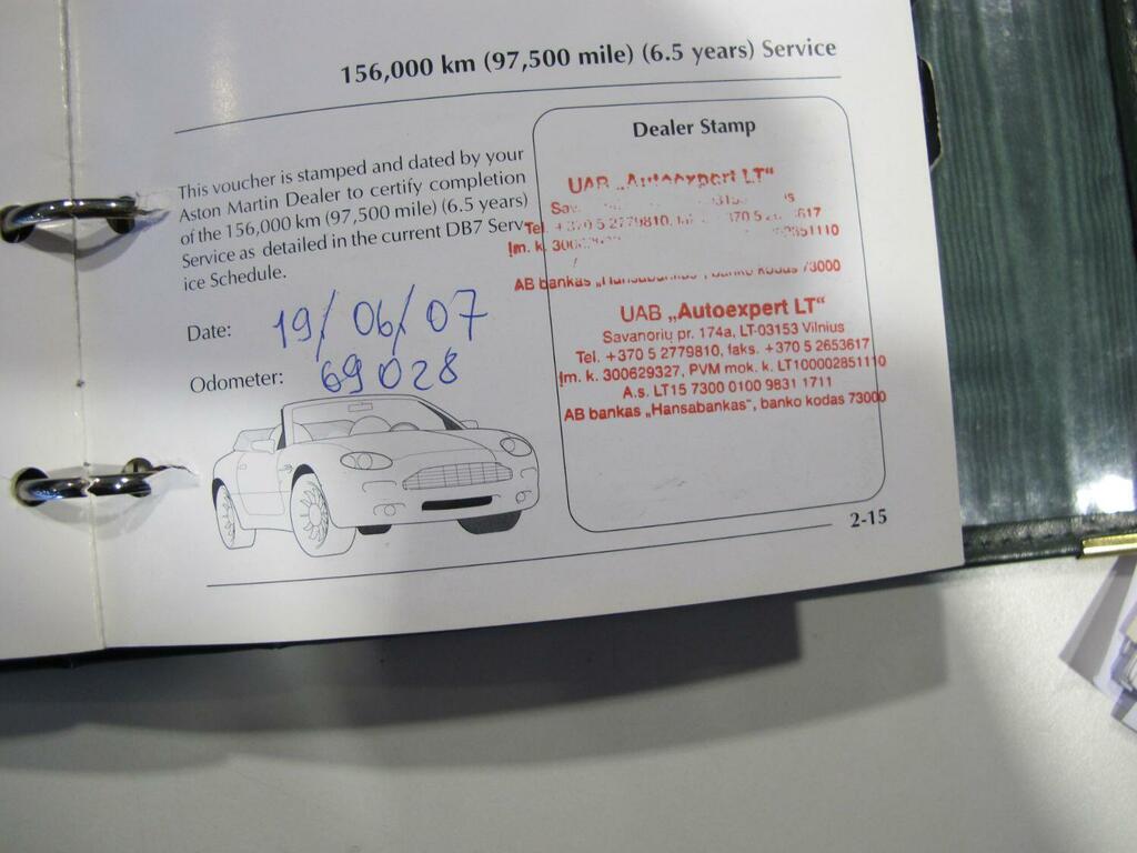 Aston Martin DB7 3.2 Red #96