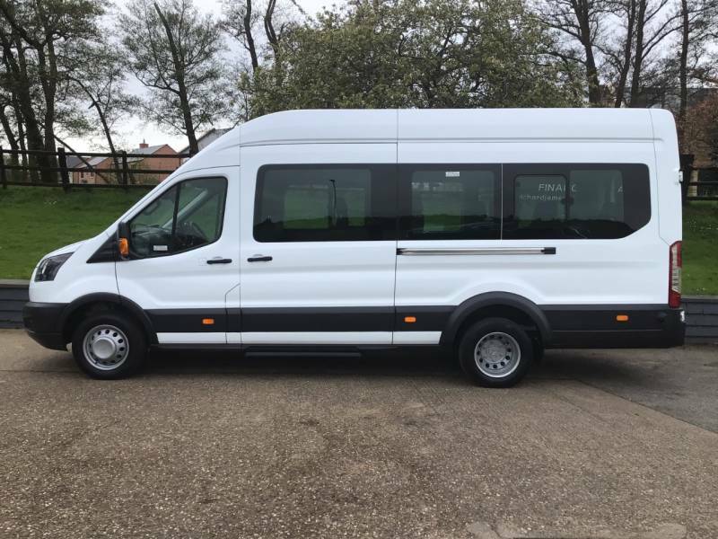 Ford Transit Custom 2.2 Tdci 125Ps H3 17 Seater - 2016 66 HN66UDM White #6