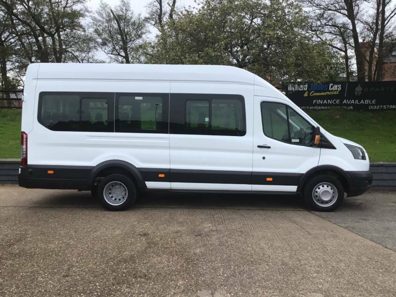 Ford Transit Custom 2.2 Tdci 125Ps H3 17 Seater - 2016 66 HN66UDM White #3