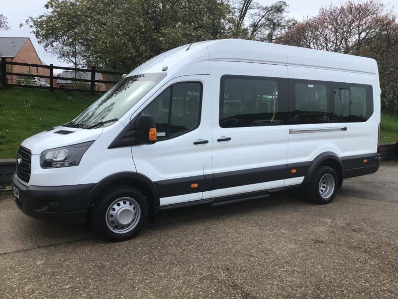 Ford Transit Custom 2.2 Tdci 125Ps H3 17 Seater - 2016 66 HN66UDM White #5