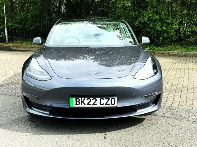 Tesla Model 3 Long Range Awd 302 Bhp BK22CZO Grey #2