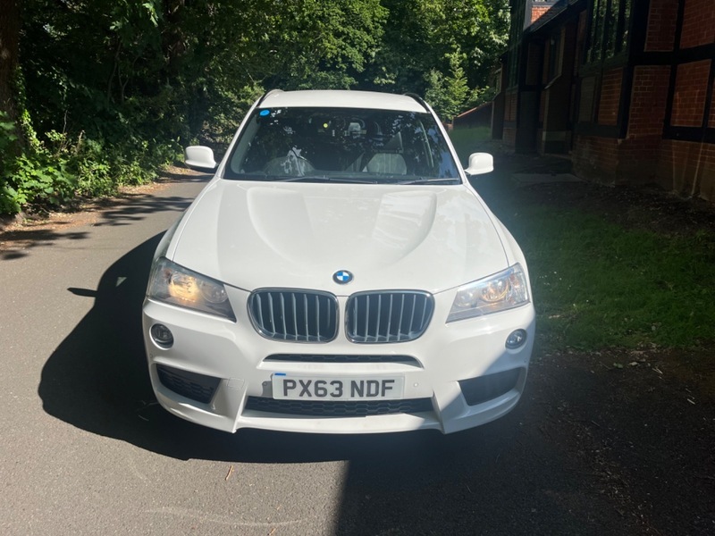 BMW X3 Xdrive20d M Sport White #2