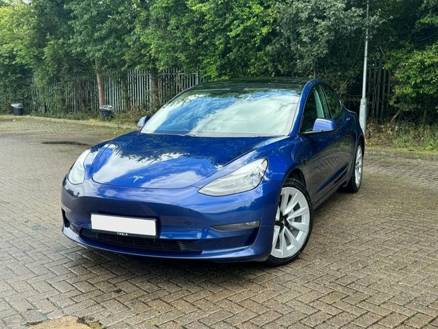 Tesla Model 3 Long Range Awd 302 Bhp AF22ZTO Blue #2