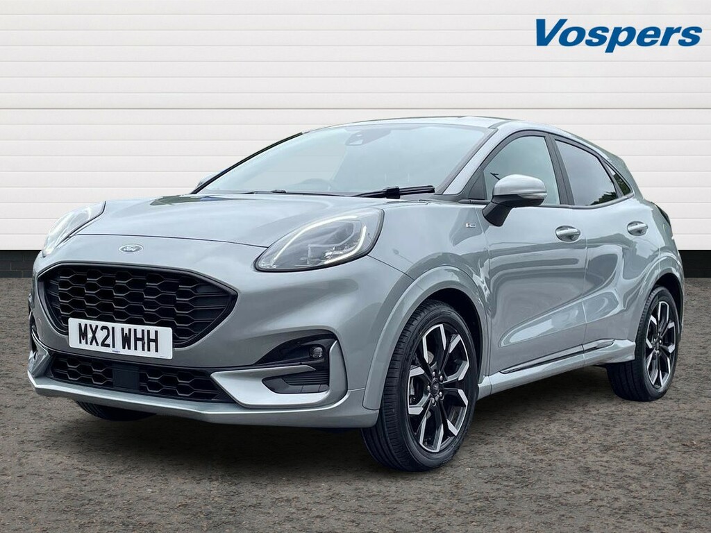 Ford Puma 1.0 Ecoboost Hybrid Mhev 155 St-line X MX21WHH Silver #3