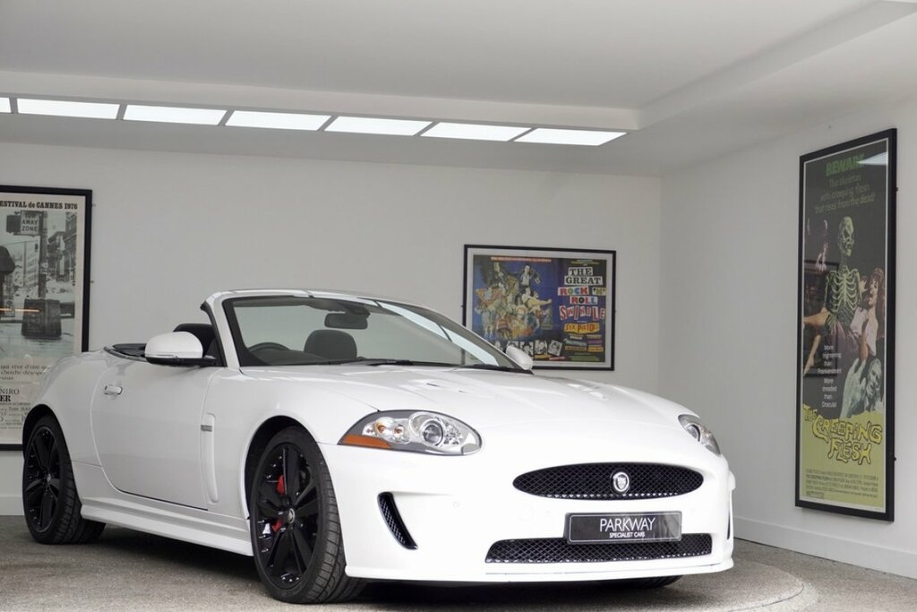 Jaguar XKR 5.0 V8 S Charged Con White