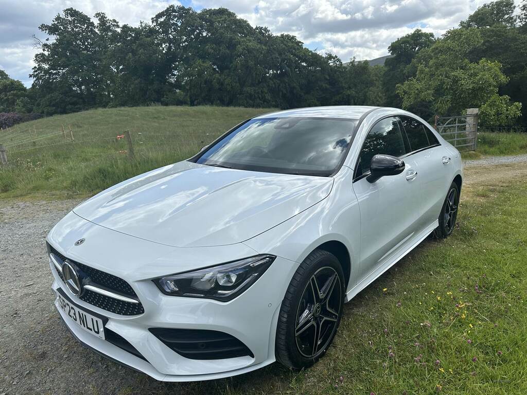 Mercedes-Benz CLA Class Cla 250E Amg Line Premium Tip White #3