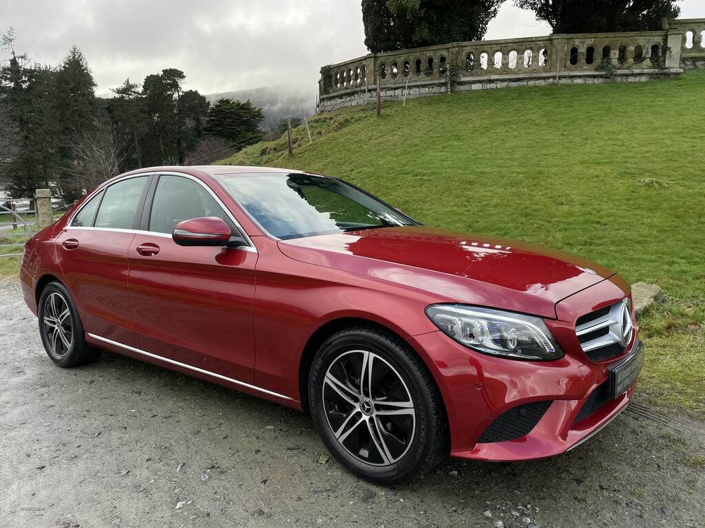 Mercedes-Benz C Class C220d Sport Premium 9G-tronic Red