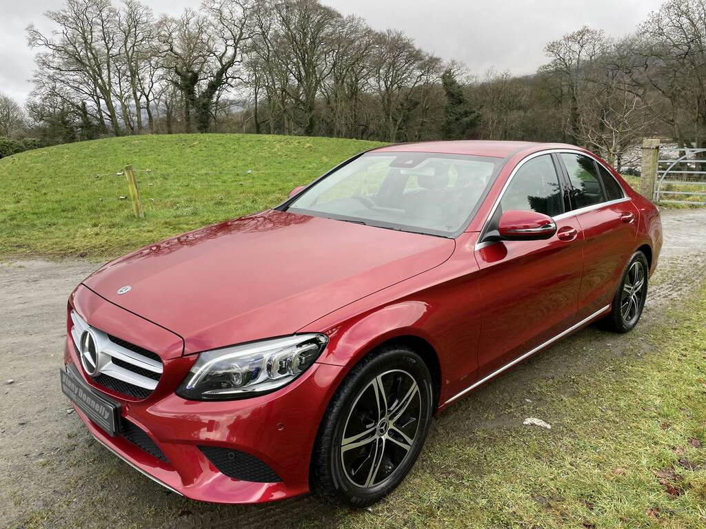 Mercedes-Benz C Class C220d Sport Premium 9G-tronic Red #3