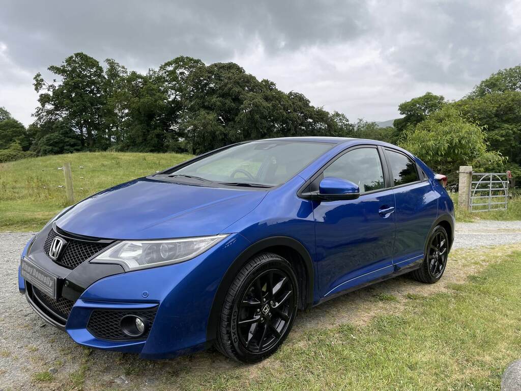 Honda Civic 1.6 I-dtec Sport Nav LD65LZK Blue #4