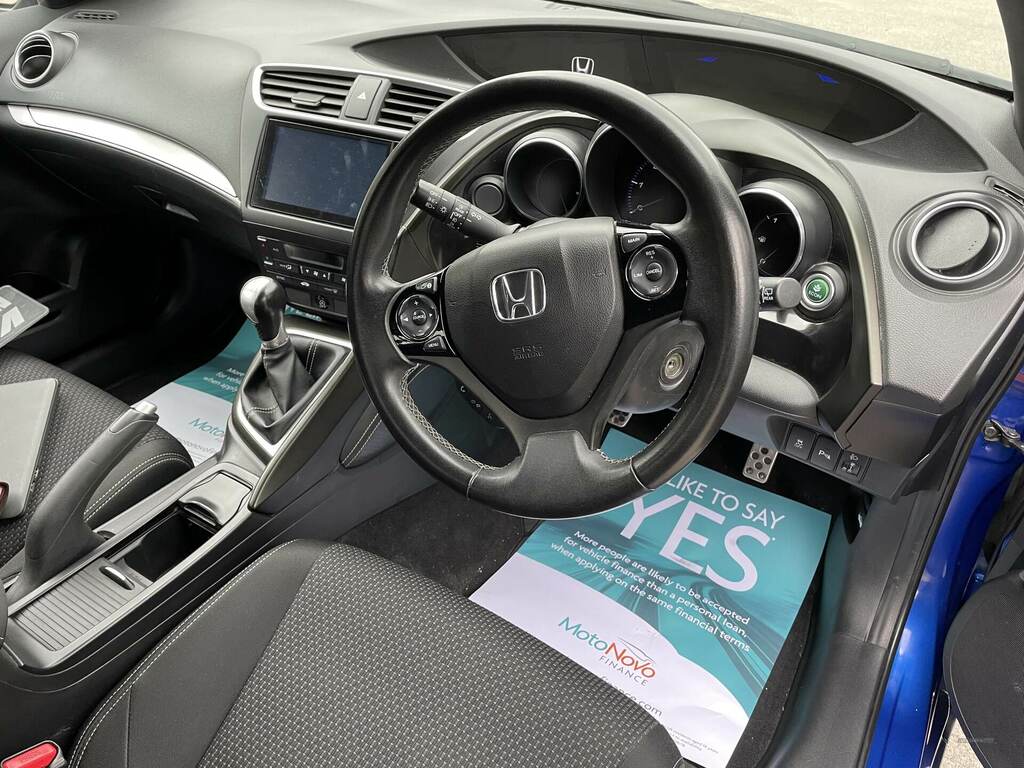 Honda Civic 1.6 I-dtec Sport Nav LD65LZK Blue #5