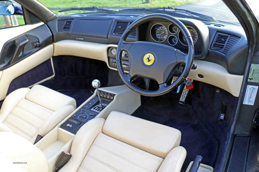 Ferrari 355 F1 Gts Manual Blue #12
