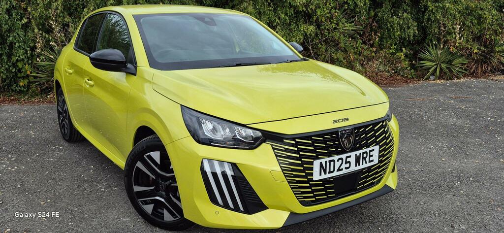 Peugeot 208 1.2 Puretech Allure Euro 6 Ss ND25WRE Yellow #5