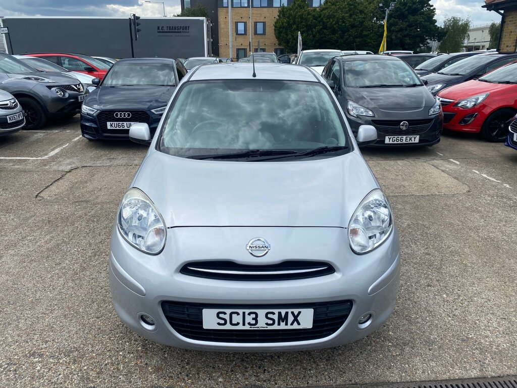 Nissan Micra 1.2 12V Acenta Hatchback Cvt Euro 5 80 Silver #4