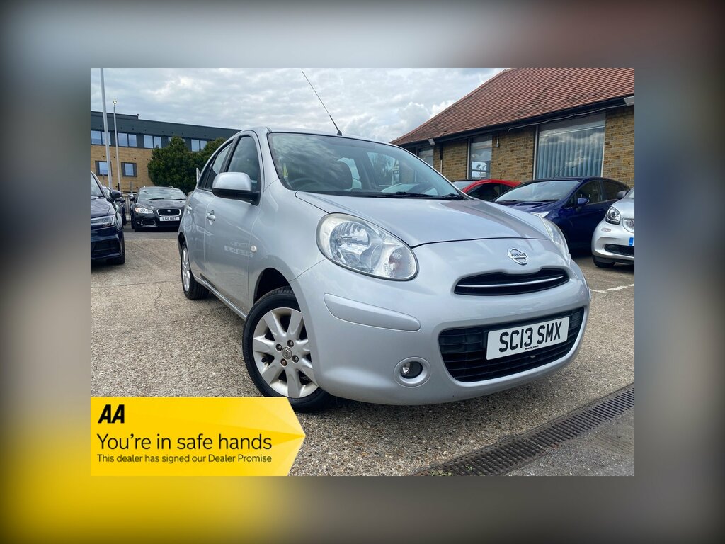 Nissan Micra 1.2 12V Acenta Hatchback Cvt Euro 5 80 Silver