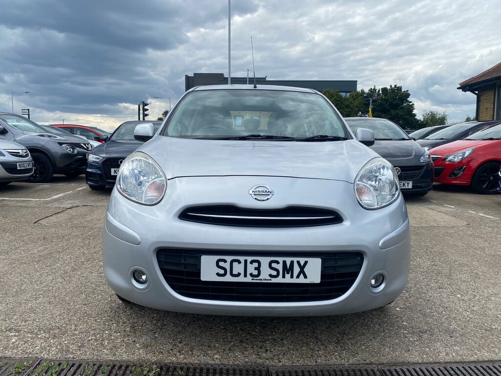Nissan Micra 1.2 12V Acenta Hatchback Cvt Euro 5 80 Silver #3