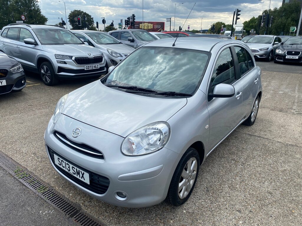 Nissan Micra 1.2 12V Acenta Hatchback Cvt Euro 5 80 Silver #6