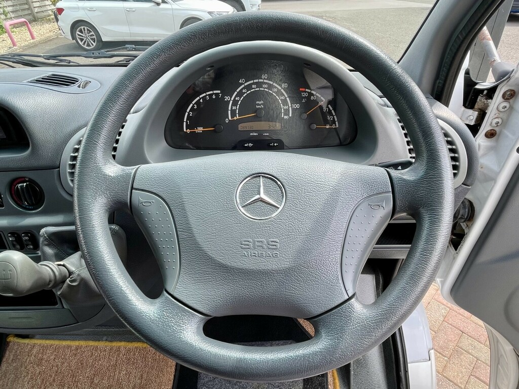 Mercedes-Benz Sprinter 2.2L Dropside Van White #17