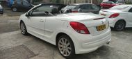 Peugeot 207 CC Petrol White