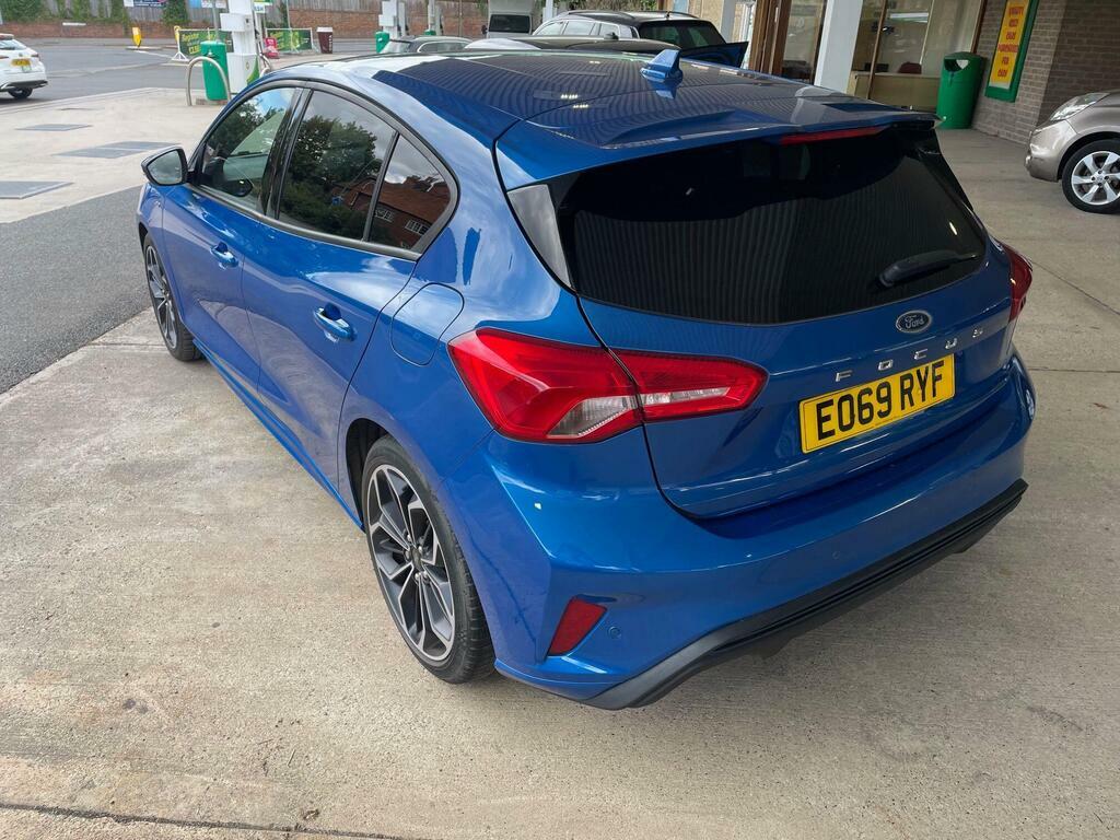 Ford Focus 1.0T Ecoboost St-line X Euro 6 S S E069RYF Blue #3