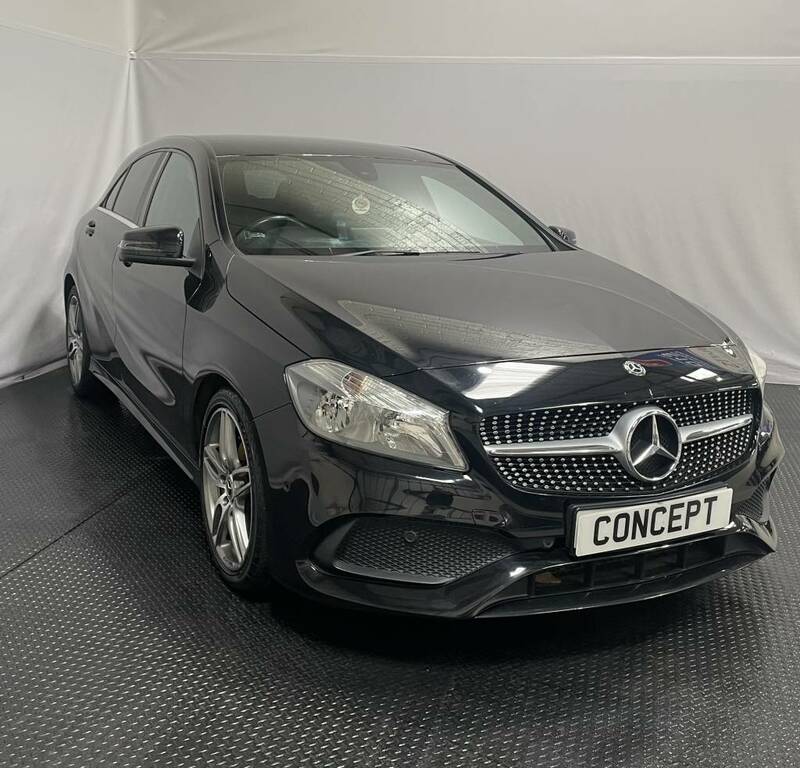 Mercedes-Benz A Class Hatchback A160 Amg Line Executive Black #2