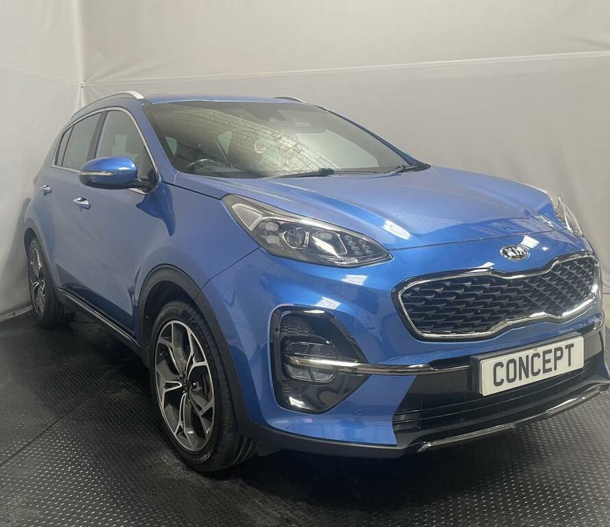 Kia Sportage Estate 1.6 Crdi Isg Gt-line Blue #3