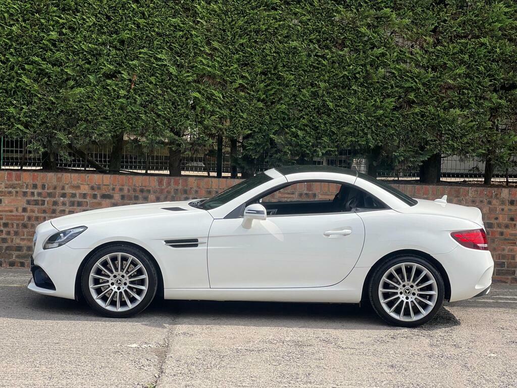 Mercedes-Benz SLC 1.6 Slc180 Amg Line G-tronic Euro 6 S S White #6