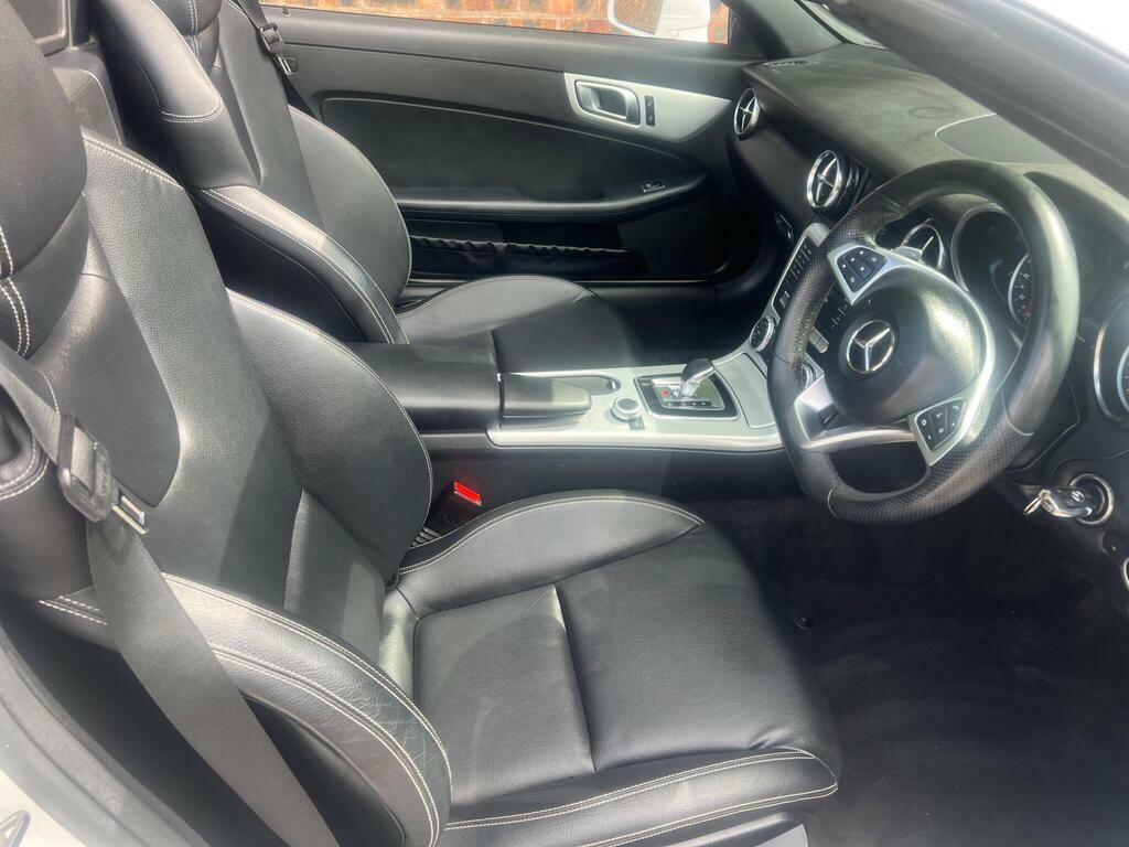 Mercedes-Benz SLC 1.6 Slc180 Amg Line G-tronic Euro 6 S S White #5