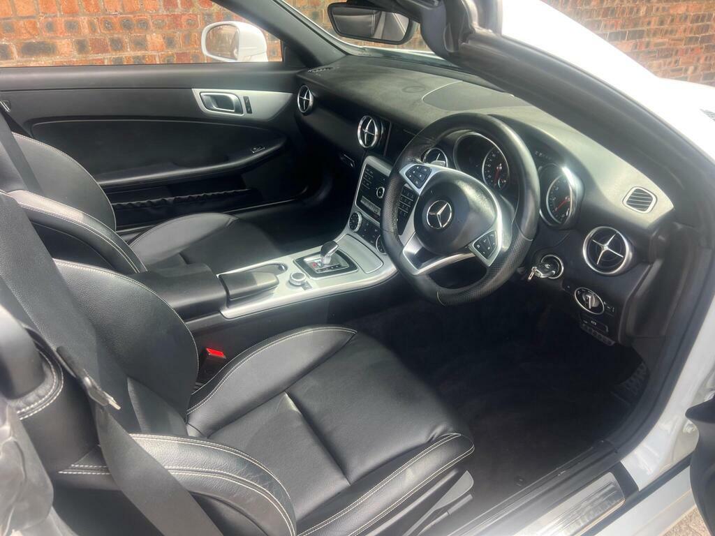 Mercedes-Benz SLC 1.6 Slc180 Amg Line G-tronic Euro 6 S S White #2