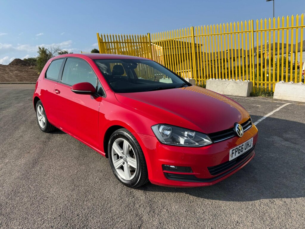 Volkswagen Golf 2.0 Tdi Bluemotion Tech Match Edition Euro 6 Ss FP66UHJ Red #4