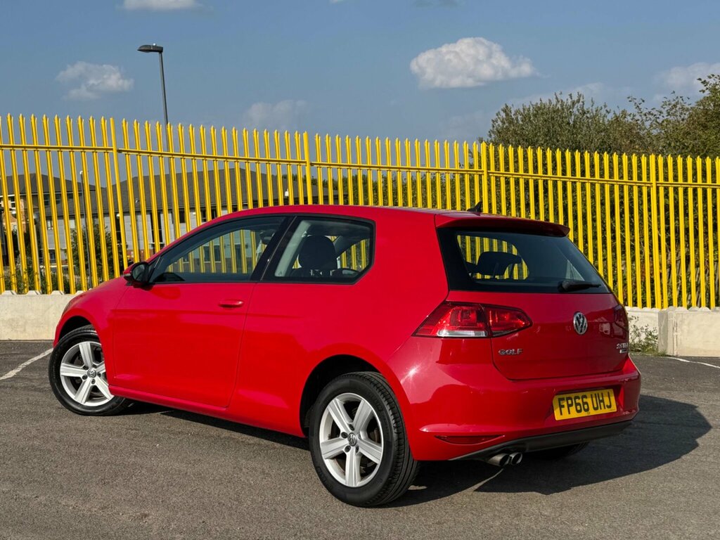 Volkswagen Golf 2.0 Tdi Bluemotion Tech Match Edition Euro 6 Ss FP66UHJ Red #2