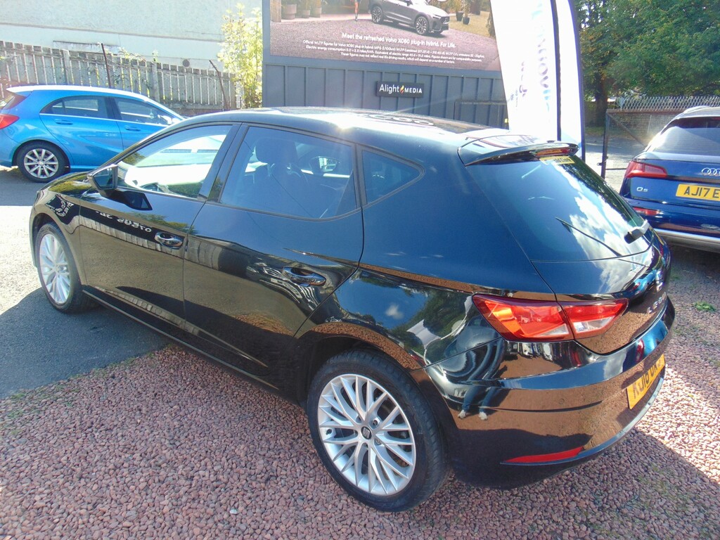 Seat Leon Hatchback 1.2 Tsi Se Dynamic Technology Mot June KJ18UAS Black #3