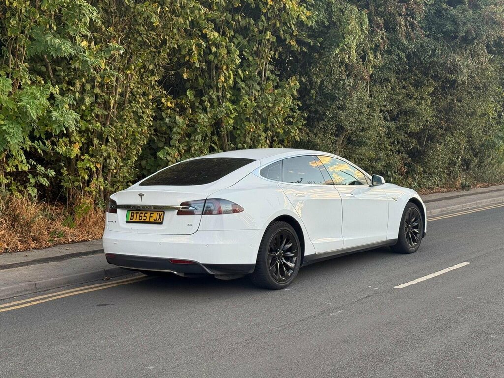 Tesla Model S Hatchback 85 201565 White #5
