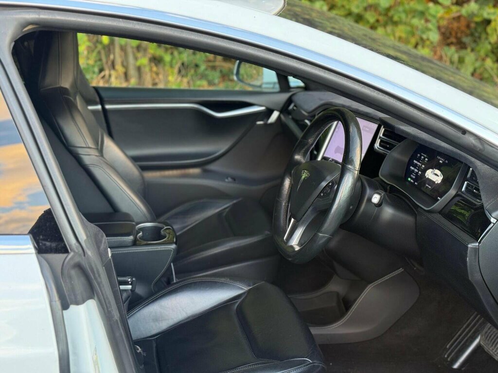 Tesla Model S Hatchback 85 201565 White #6