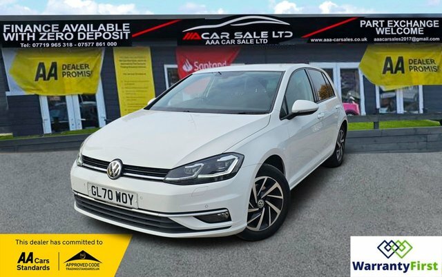 Volkswagen Golf 1.5 Tsi Evo Match Edition Hatchback Dsg GL70WOY White #2