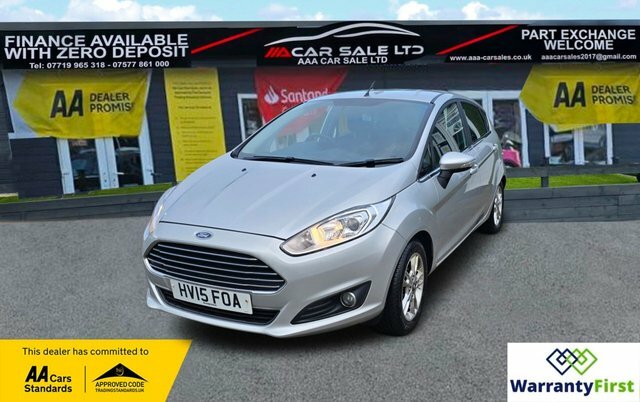 Ford Fiesta 1.0T Ecoboost Zetec Hatchback Eu HV15FOA Silver #5