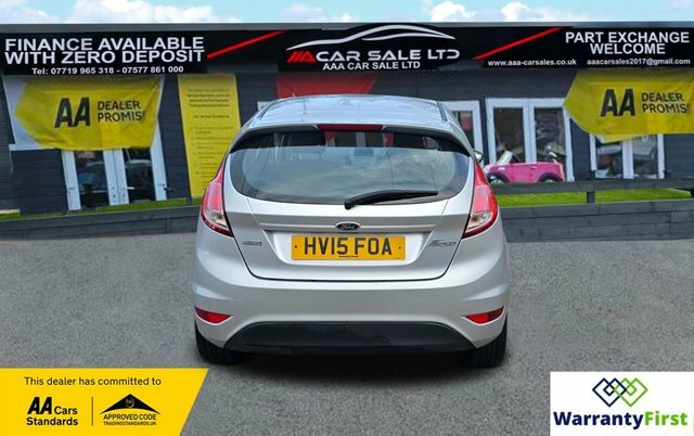 Ford Fiesta 1.0T Ecoboost Zetec Hatchback Eu HV15FOA Silver #6