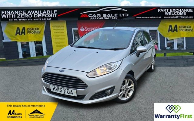 Ford Fiesta 1.0T Ecoboost Zetec Hatchback Eu HV15FOA Silver #2