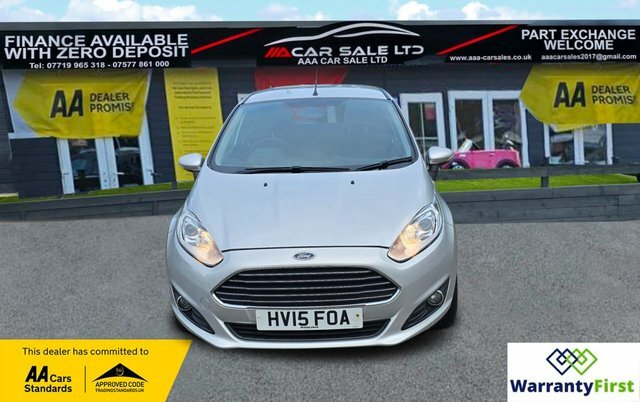 Ford Fiesta 1.0T Ecoboost Zetec Hatchback Eu HV15FOA Silver #3