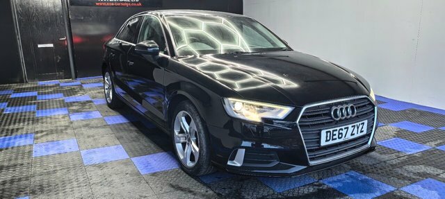 Audi A3 1.5 Tfsi Cod Sport Saloon Euro 6 DE67ZYZ Black #3