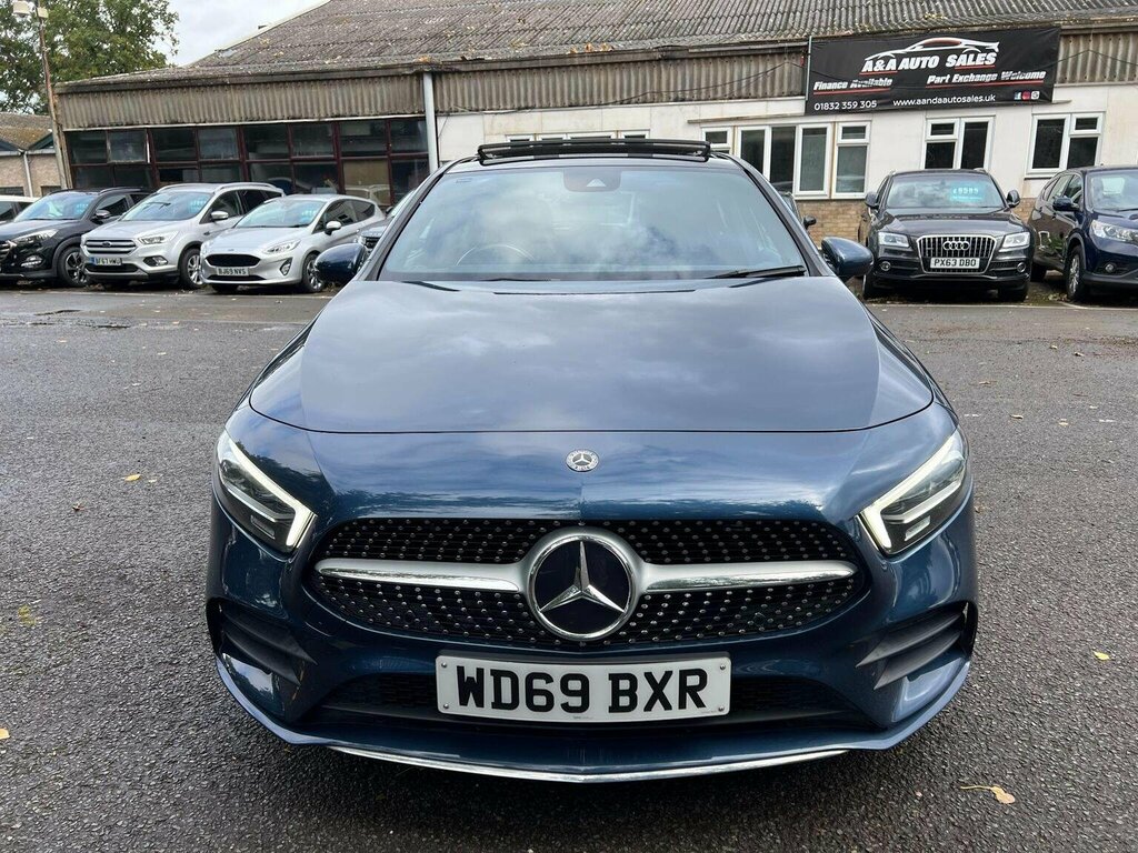 Mercedes-Benz A Class Hatchback 1.5 A180d Amg Line Premium Plus 2 7G-d WD69BXR Blue #2