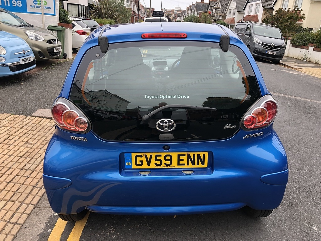 Toyota Aygo Vvt-i Blue GV59ENN Blue #4