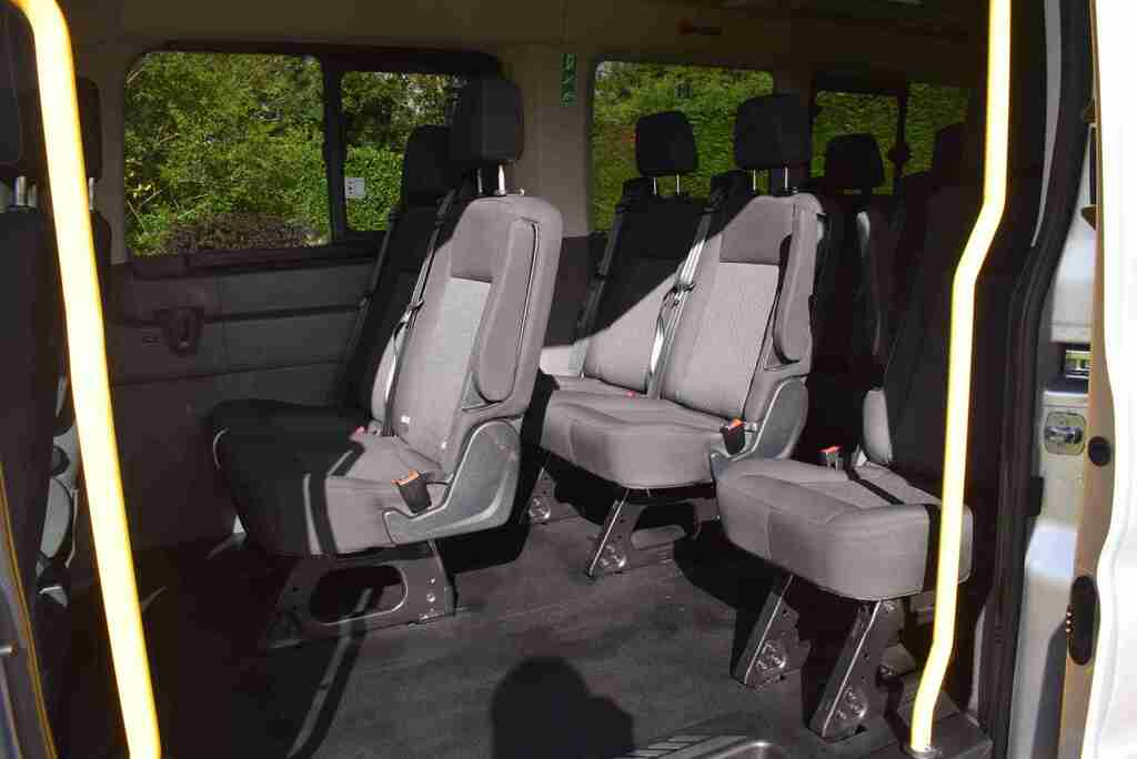 Ford Transit Custom Minibus 2.0 460 Ecoblue Leader Rwd L4 High Roof Eu HJ22LXK Silver #5