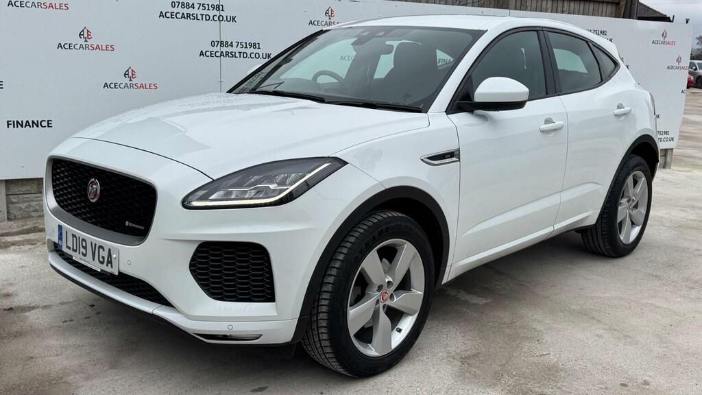 Jaguar E-Pace Suv 2.0 D180 R-dynamic Se Awd Euro 6 Ss LD19VGA White #4