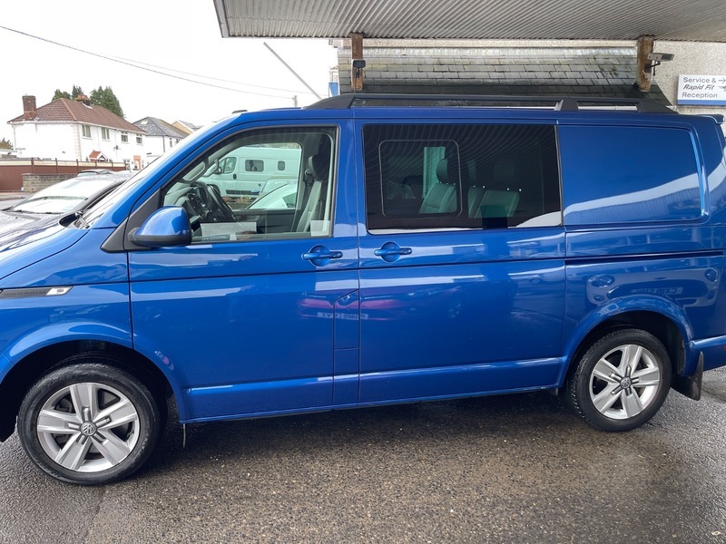 Volkswagen Transporter T32 Tdi Kombi Highline CP70CDZ Blue #4