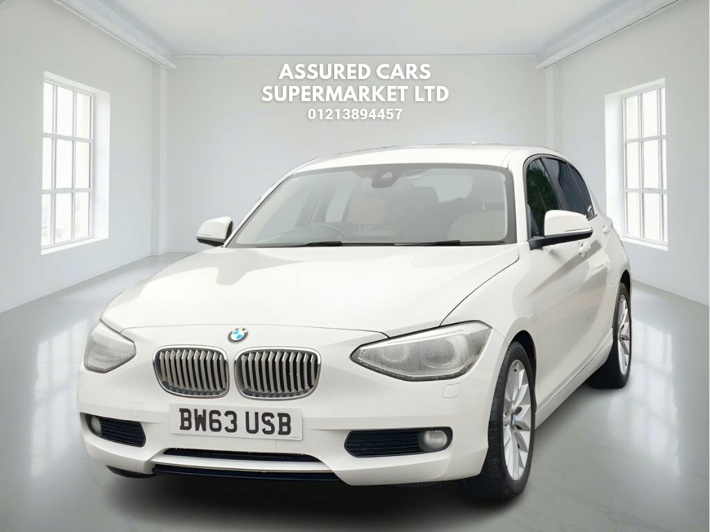 BMW 1 Series Hatchback BW63USB White #5