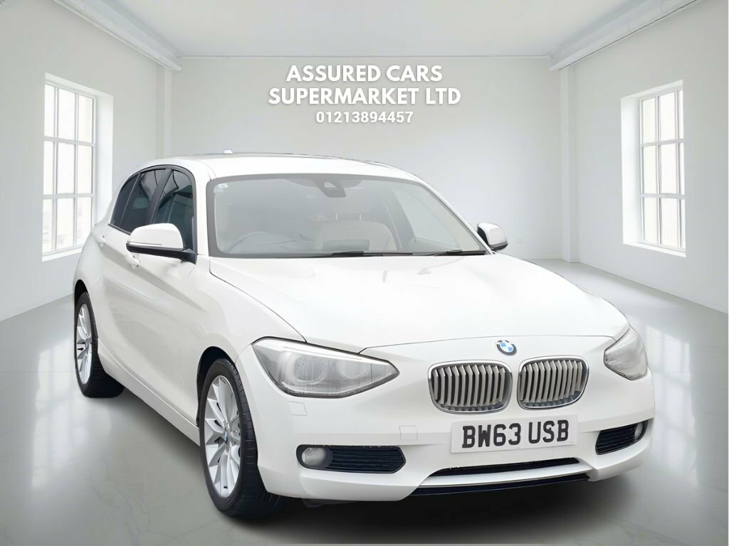 BMW 1 Series Hatchback BW63USB White #4