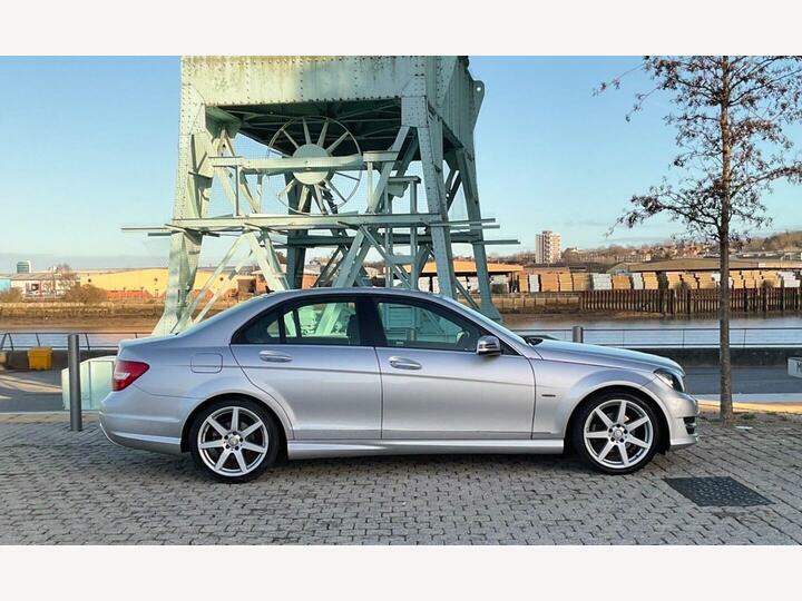 Mercedes-Benz C Class 1.6 C180 Blueefficiency Amg Sport G-tronic Euro 5 Silver #2