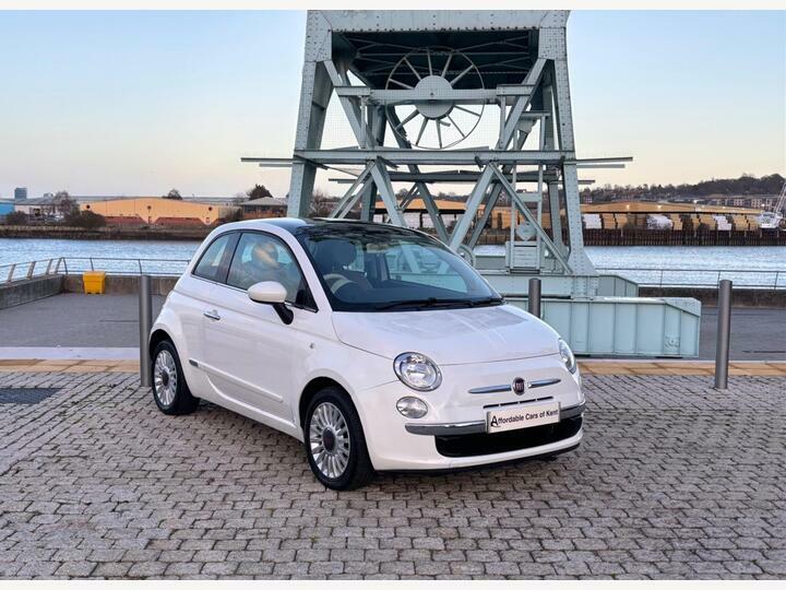 Fiat 500 0.9 Twinair Lounge Dualogic Euro 5 White