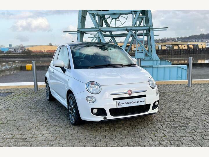 Fiat 500 1.2 S Hatchback Dualogic Euro 6 Ss White